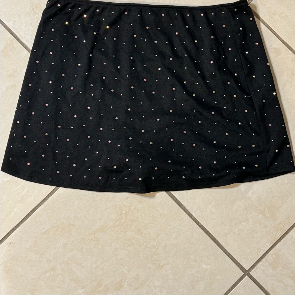 Sparkly black Wild Fable mini skirt